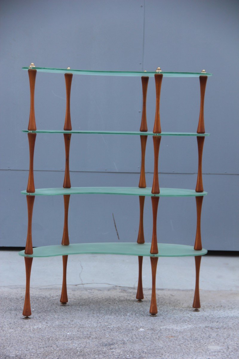 Minimal Sculptural Shelving Unit, 1960s for sale at Pamono