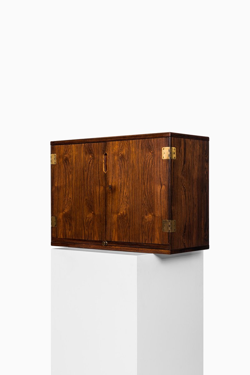 Hängender Barschrank von Svend Langkilde für Langekilde Møbler, 1950er