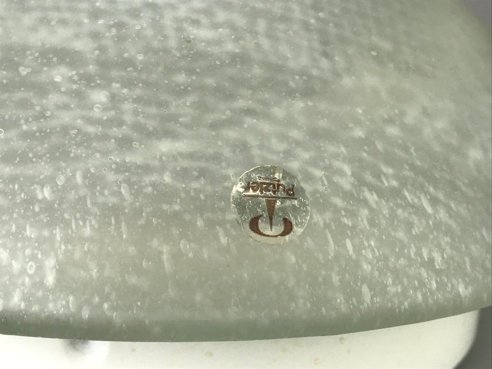 Plafoniere De Metal : Plafoniere glas deckenlampe von peill putzler er bei pamono