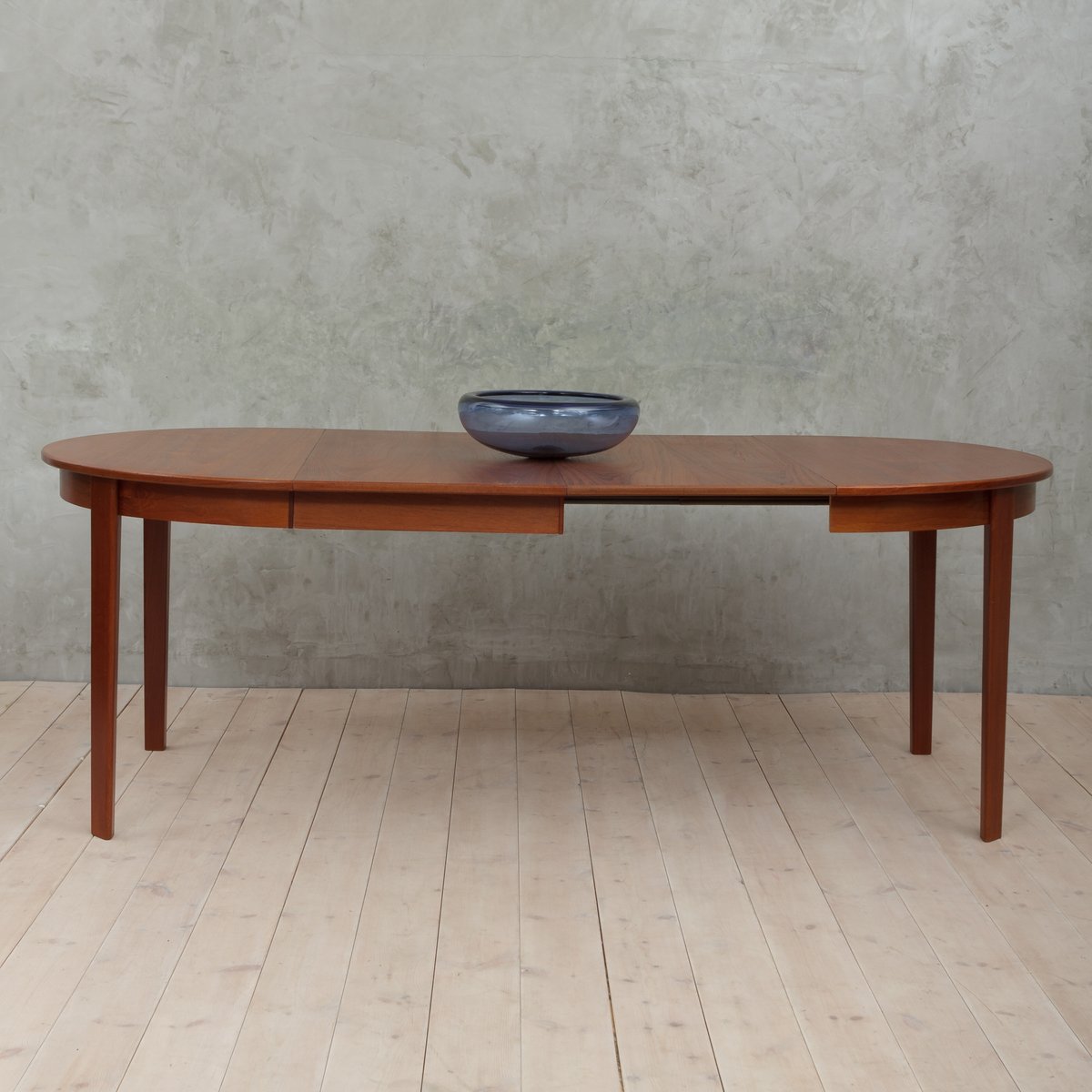 Tavolo rotondo allungabile in teak, Danimarca, anni \'60 in vendita ... Tavolo rotondo allungabile in teak, Danimarca, anni \'60 in vendita ...