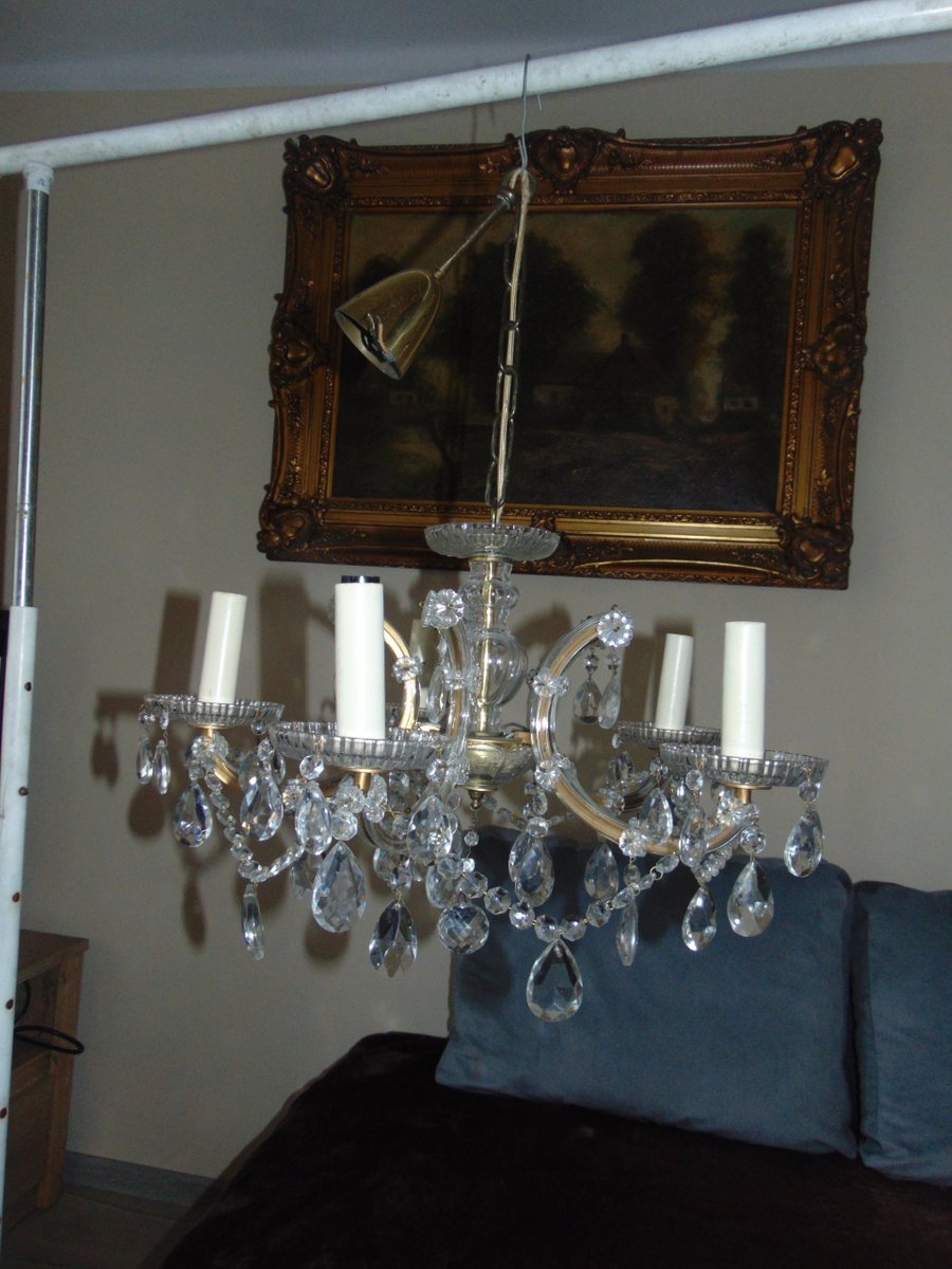 Orecchini Pendenti A Lampadario Art Déco – Cristalli Trasparenti Su Base Argento – Gioiello Da Sposa