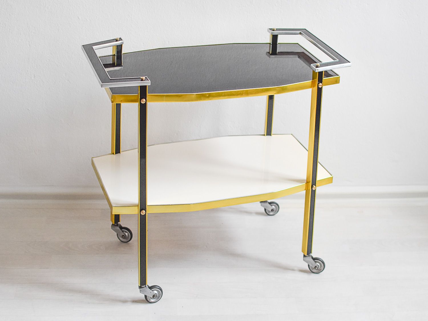 Vintage Rolling Bar Cart For At Pamono Vintage Rolling Bar Cart