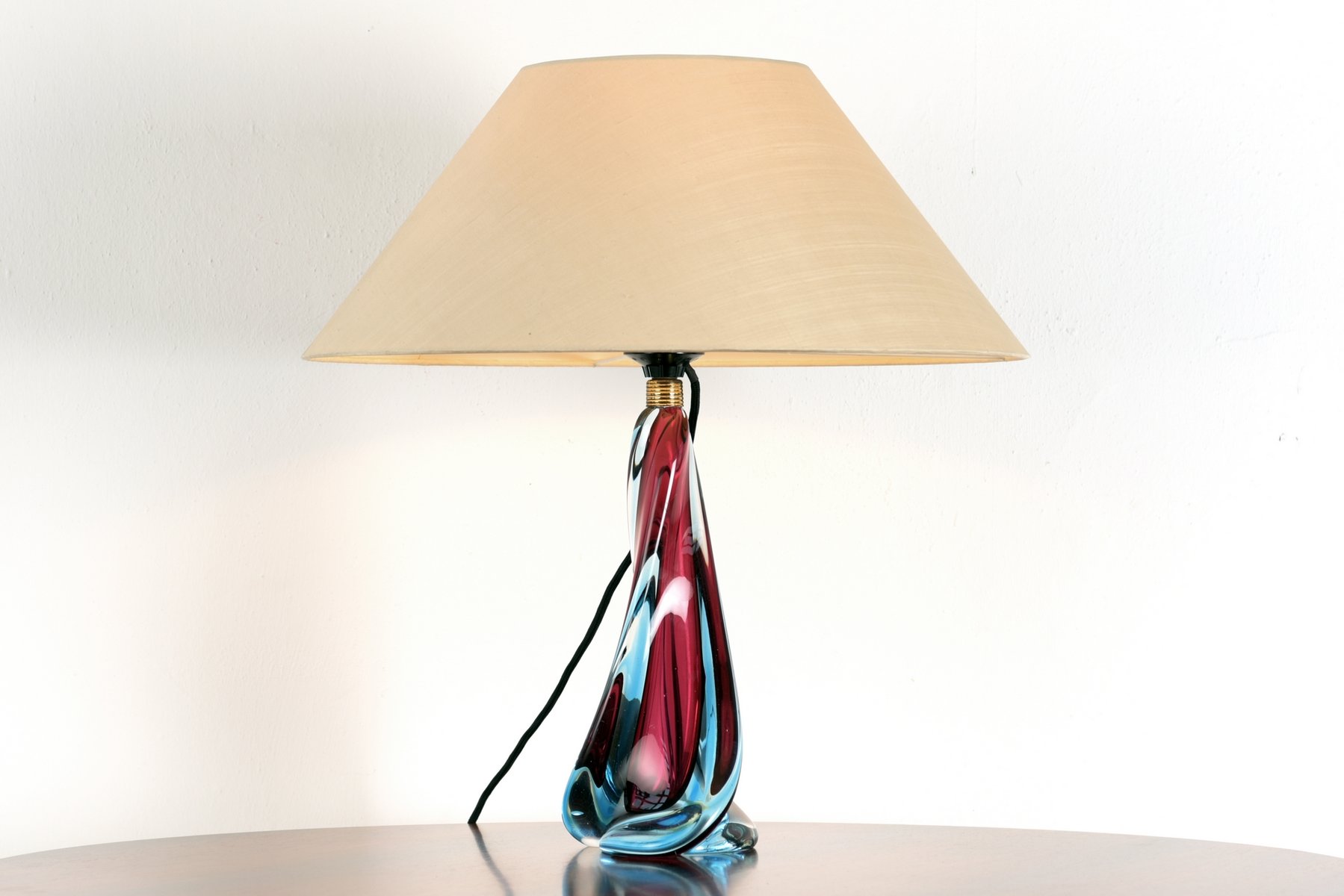 Italian Murano Glass Table Lamp 1950s For At Pamono Italian Murano Glass Table Lamp 1950s