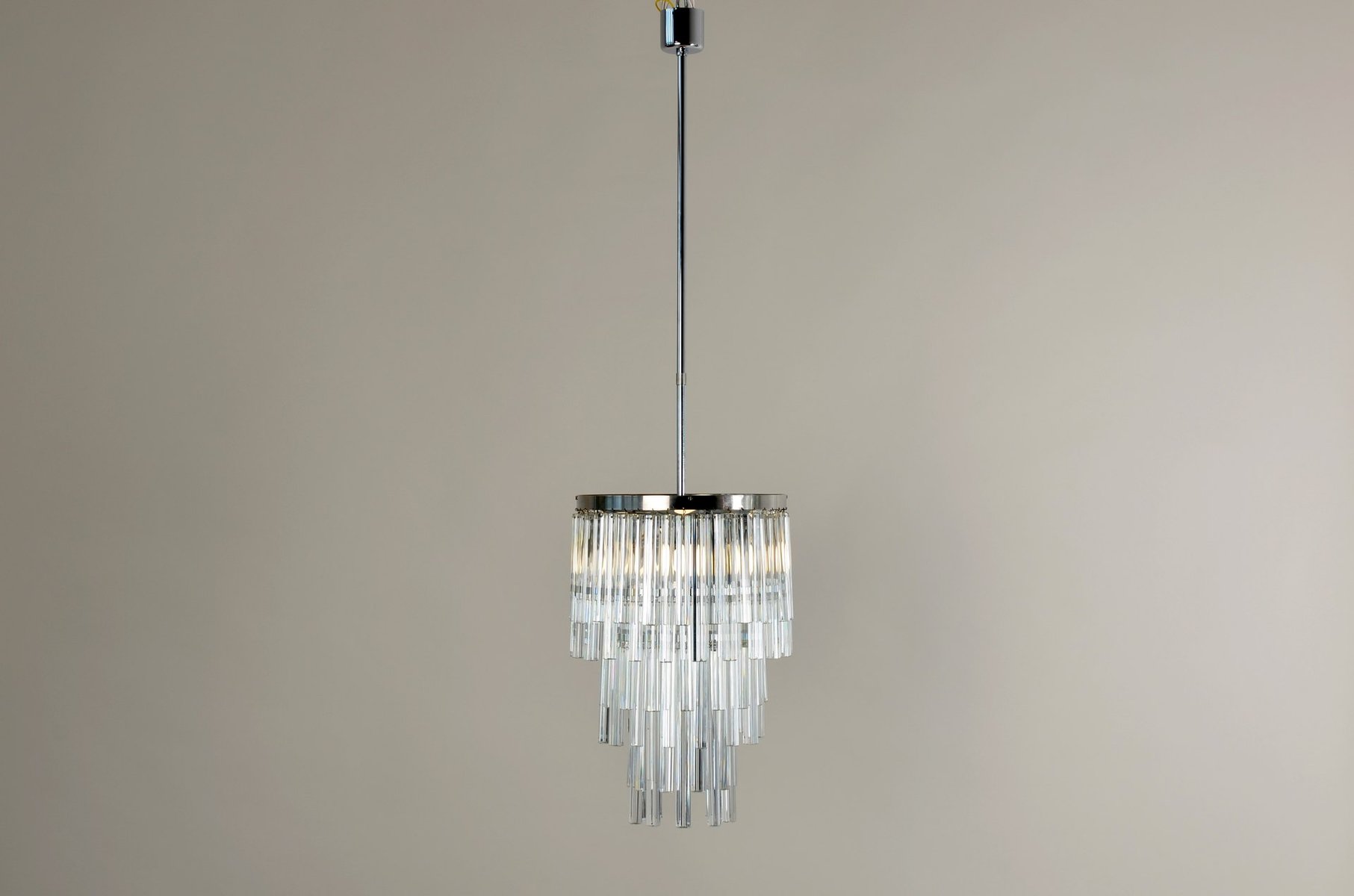 Sfera Di Cristallo Prismatica 40 Mm Per Lampadario, Albero Di Natale E Decorazioni Feng Shui - Con Cordino Rosso