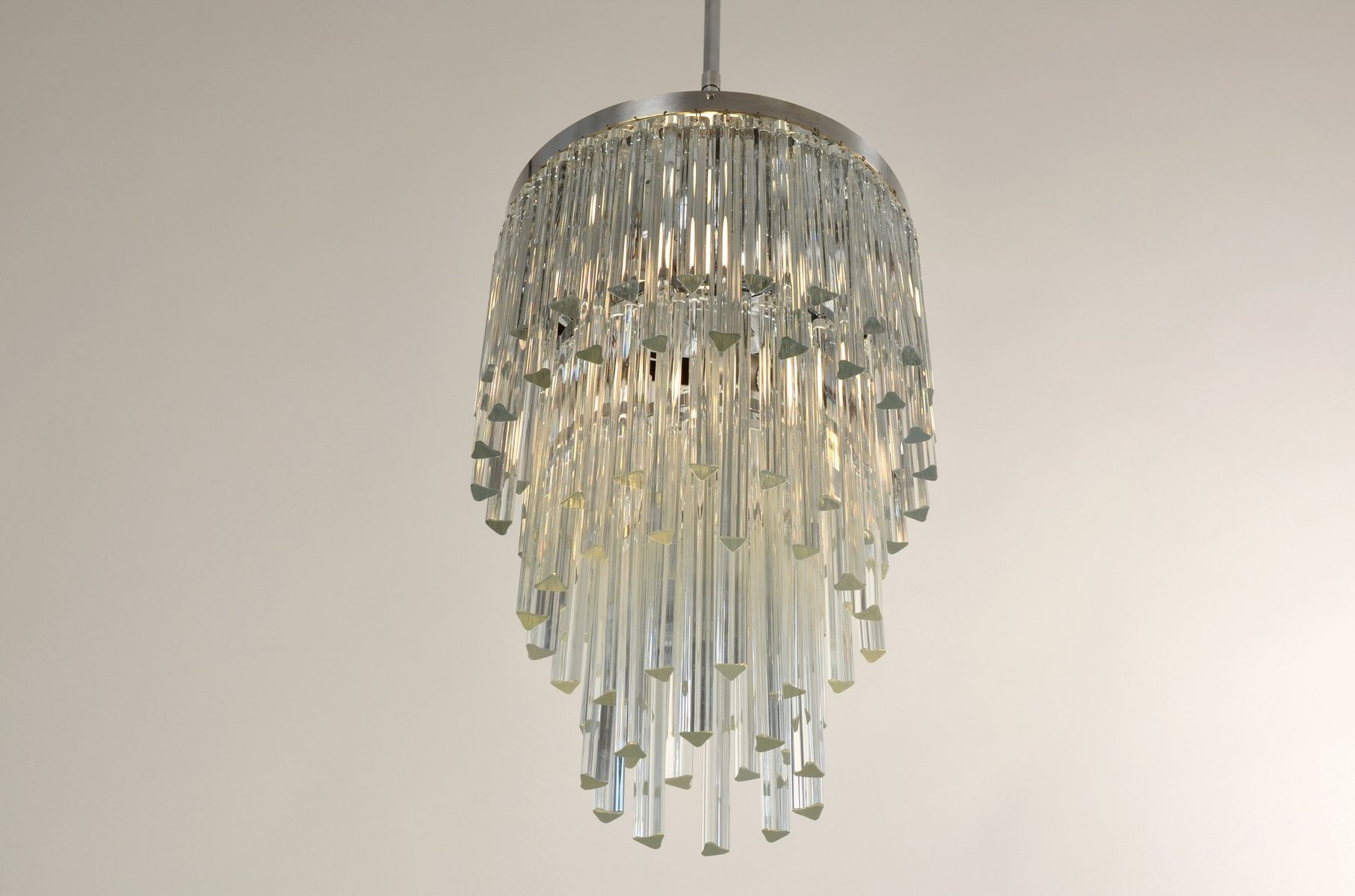 Sfera Di Cristallo Prismatica 40 Mm Per Lampadario, Albero Di Natale E Decorazioni Feng Shui - Con Cordino Rosso