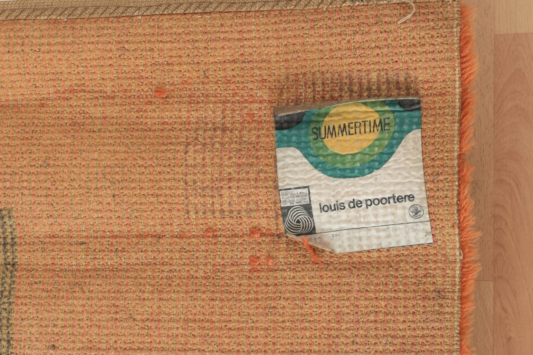 Wool Rug from Louis De Poortere, 1970s for sale at Pamono