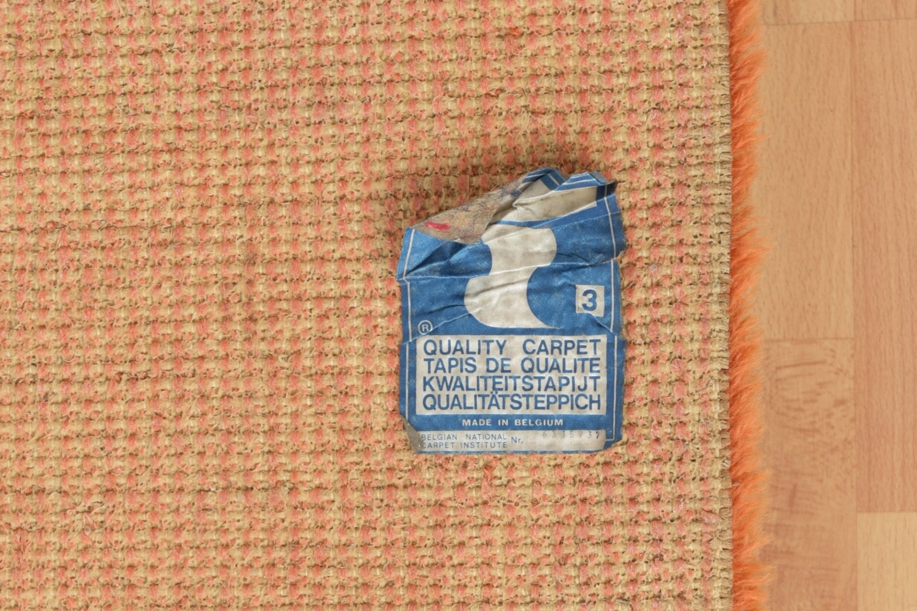 Wool Rug from Louis De Poortere, 1970s for sale at Pamono