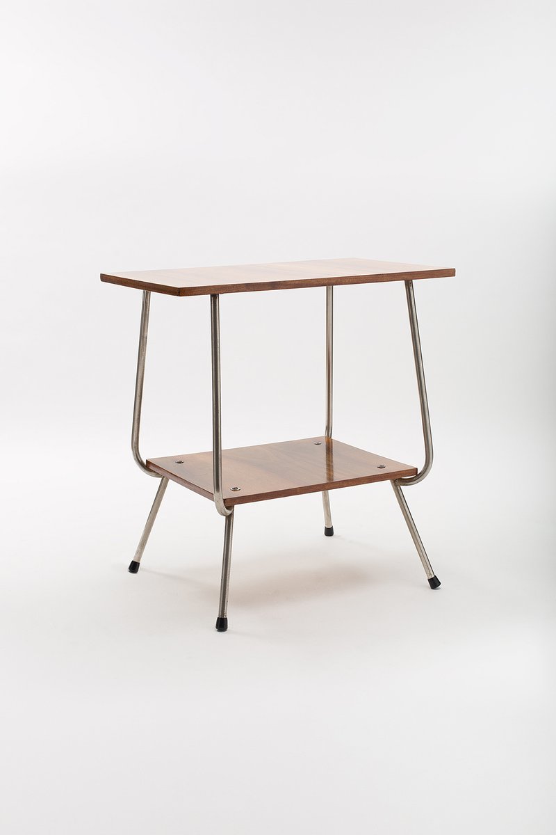 Vintage Tv Tisch Mit Metallbeinen Bei Pamono Kaufen