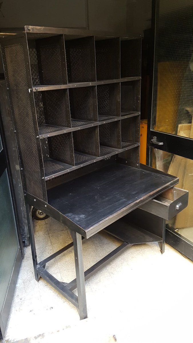 French Post Office Shelving Unit 1950s For At Pamono French Post Office Shelving Unit 1950s