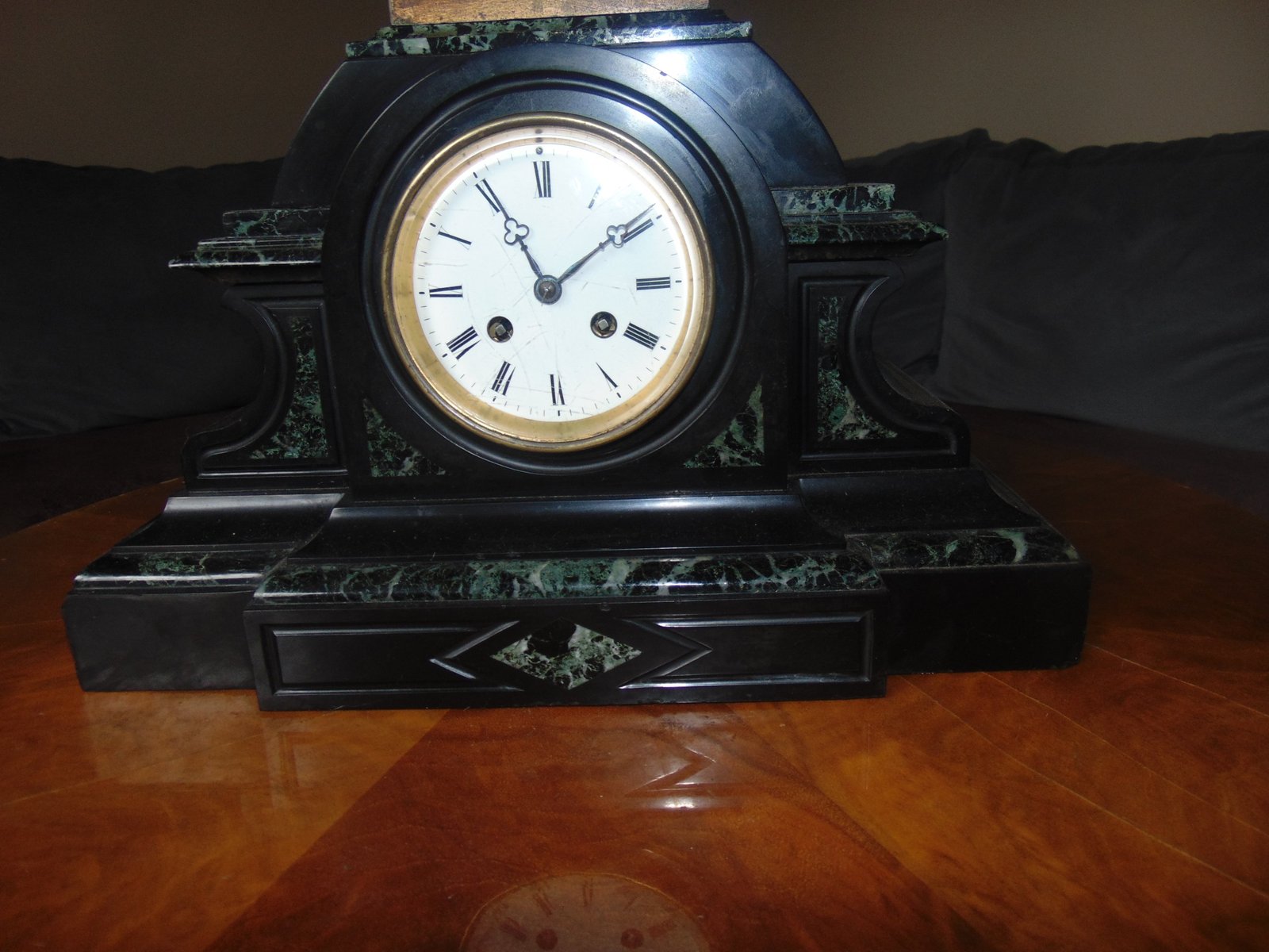 Antique Marble Clock for sale at Pamono