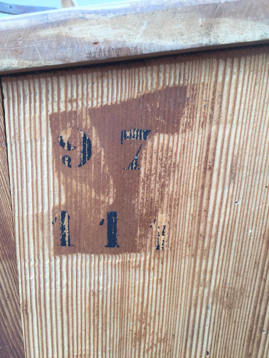 antique industrial wooden bench SDV-292950