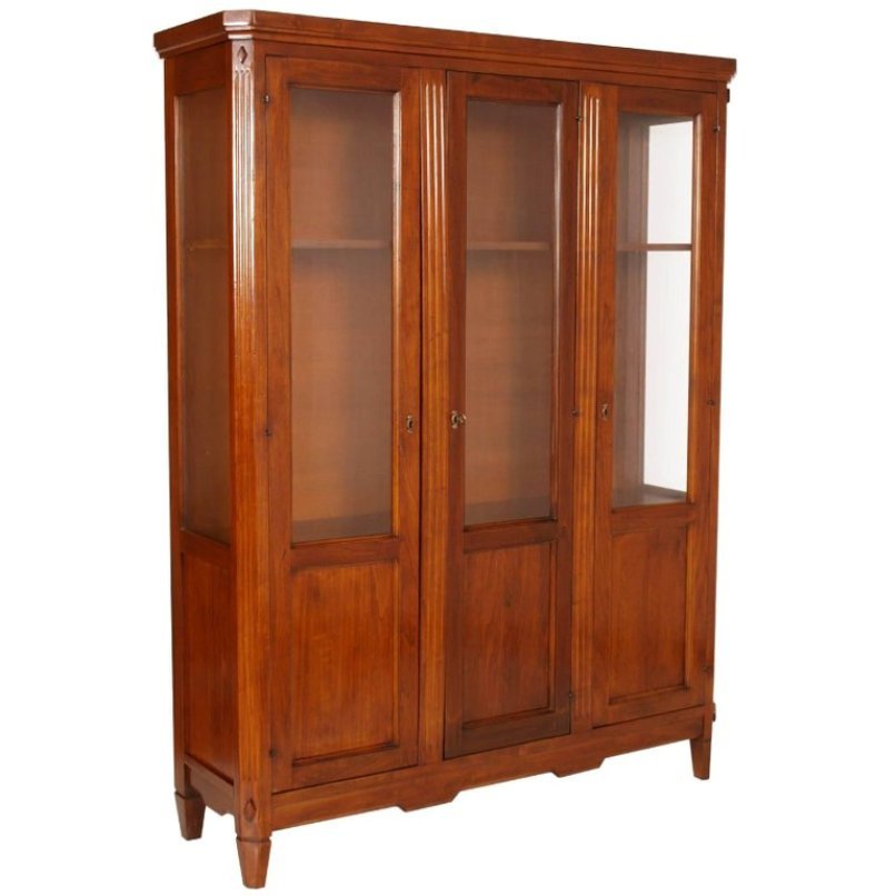 Mid-Century Solid Walnut Cabinet for sale at Pamono