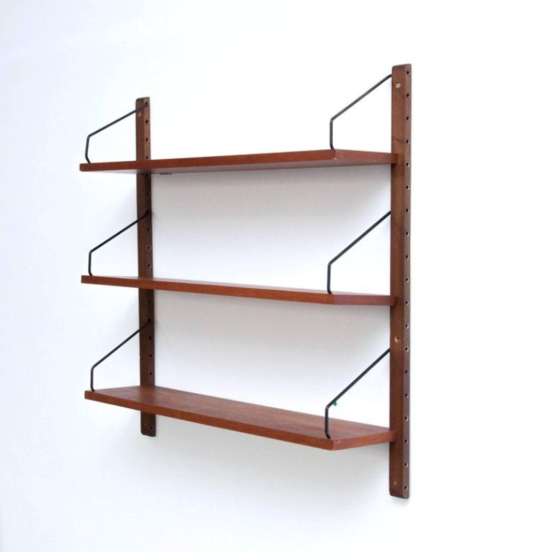 Vintage Royal System Modular Wall Shelves By Poul Cadovius For Cado Vintage Royal System Modular Wall Shelves By Poul Cadovius For Cado