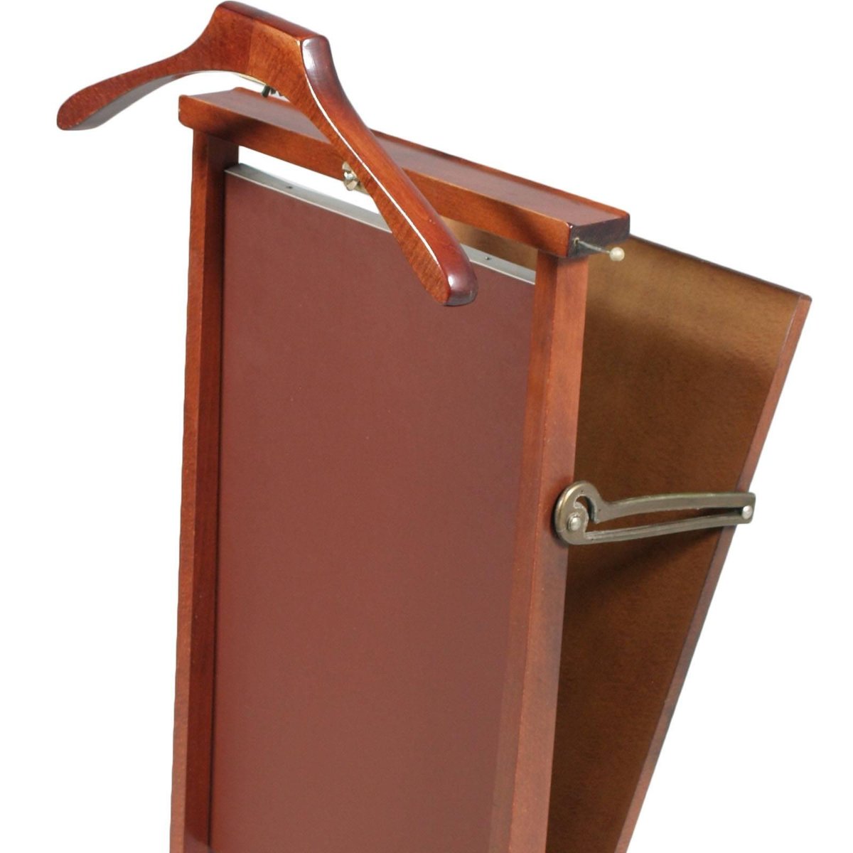 Vintage Italian Servomuto Valet Trouser Press in Walnut by Fratelli