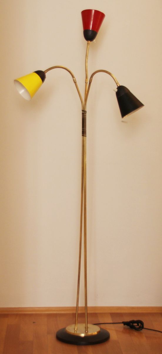 Vintage 3 Arm Floor Lamp 1950s For At Pamono Vintage 3 Arm Floor Lamp 1950s
