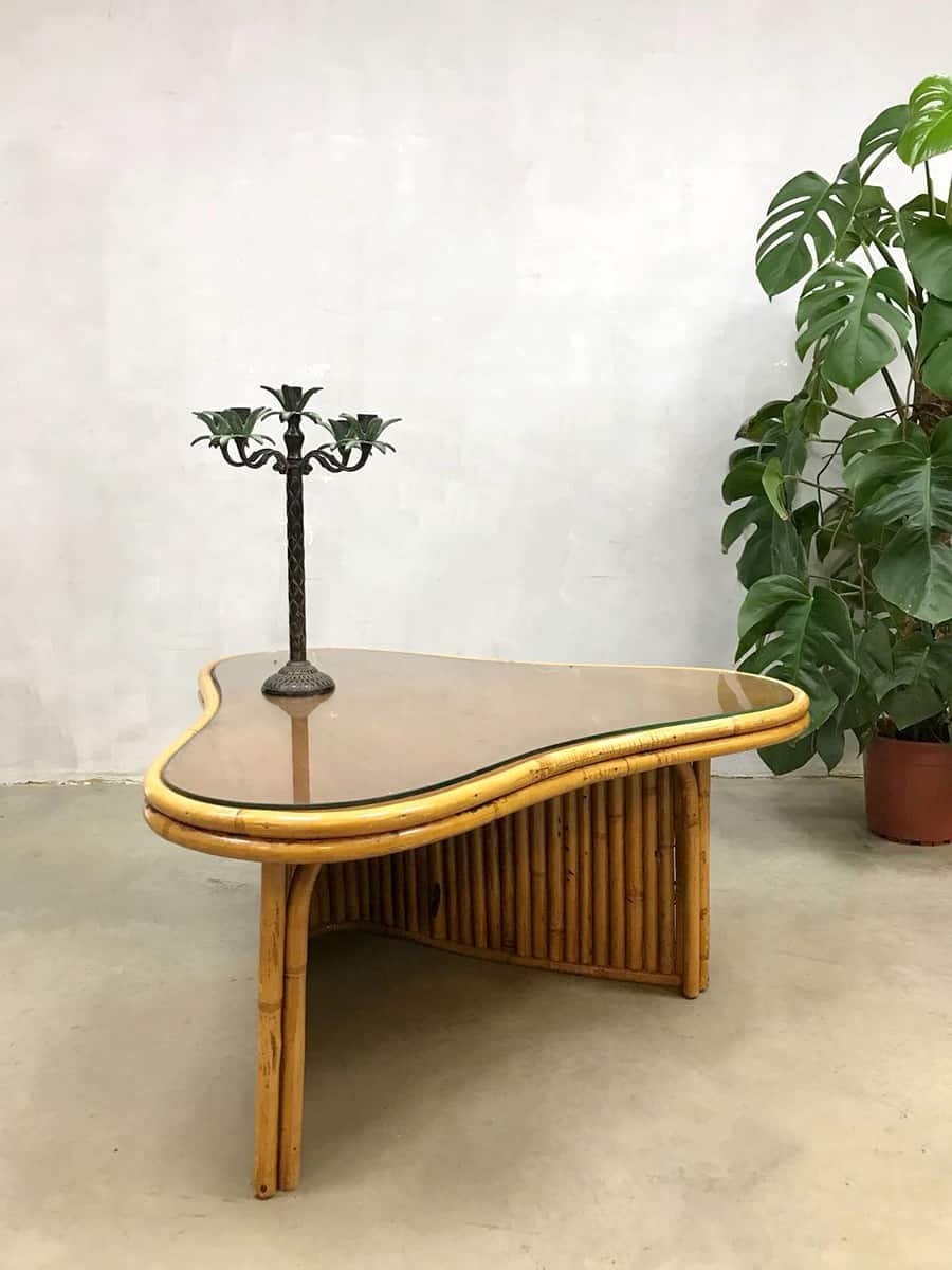 Vintage French Bamboo Coffee Table For At Pamono Vintage French Bamboo Coffee Table 4 1 035 00 Price Per Piece