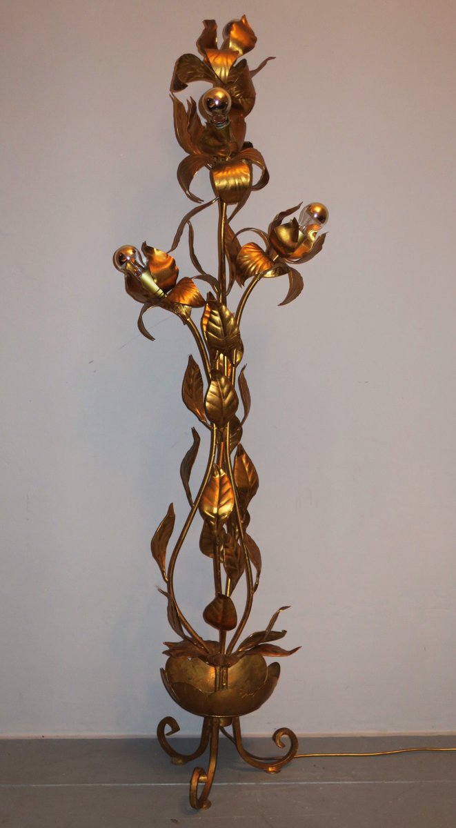 Mid Century Gilt Metal Tree Floor Lamp With 4 Lights For At Pamono Mid Century Gilt Metal Tree Floor Lamp With 4 Lights