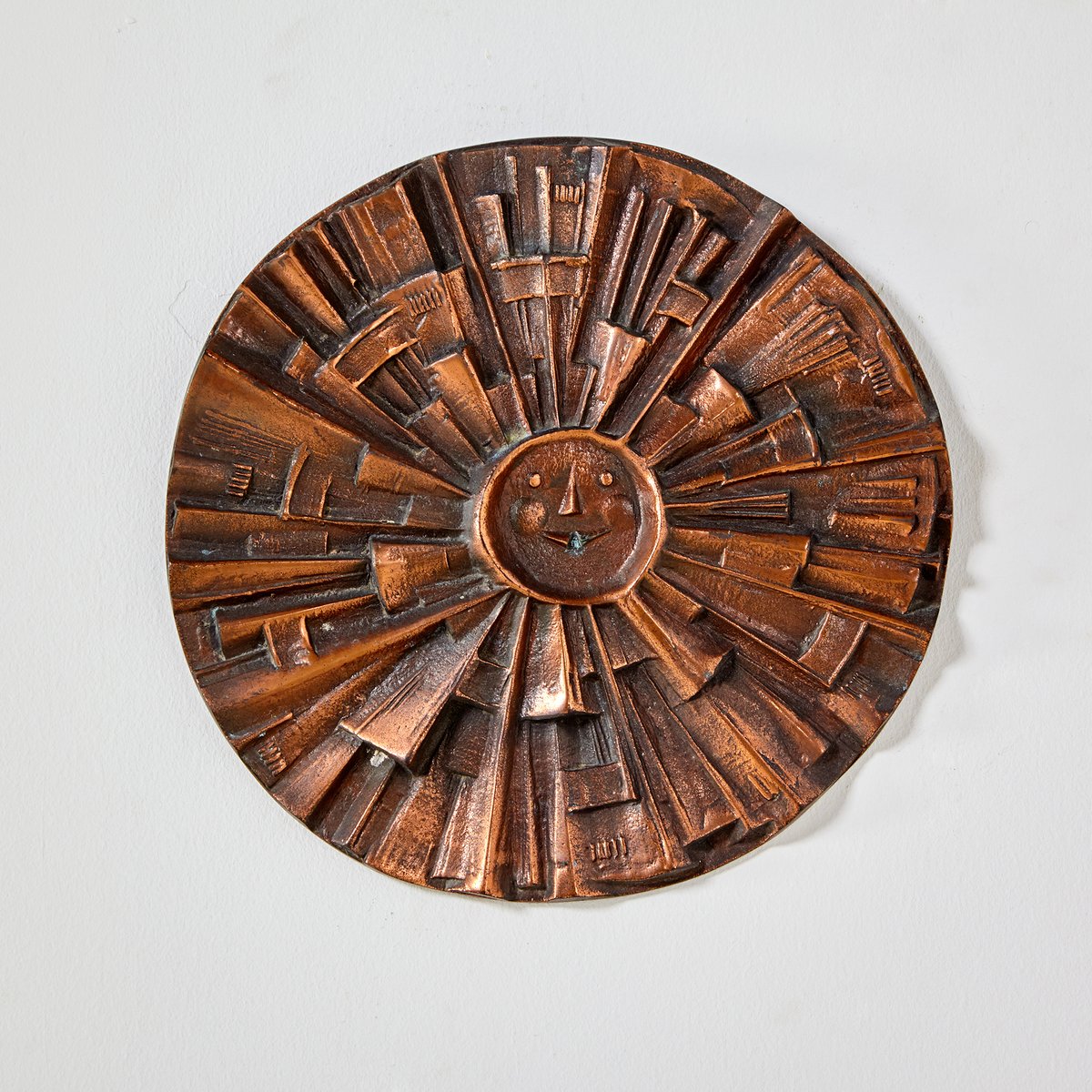 Vintage Bronze Wall Decor by Hungarian Craftsmanship Company, 1960s for