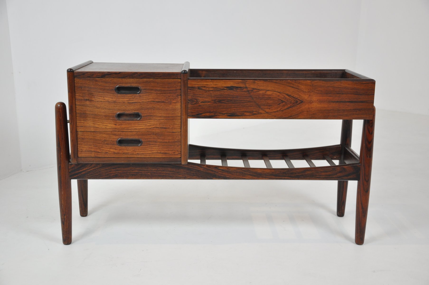 Danish Side Table With Drawers By Arne Vodder For Sibast 1950s Danish Side Table With Drawers By Arne Vodder For Sibast 1950s