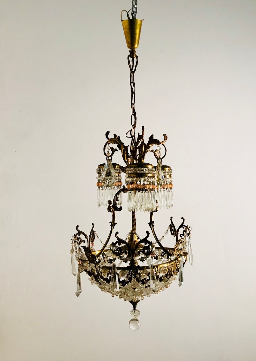 Vintage French Crystal Beaded Liberty Chandelier For Sale At Pamono Vintage French Crystal Beaded Liberty Chandelier - Vintage French Crystal Beaded Liberty Chandelier For Sale At Pamono
