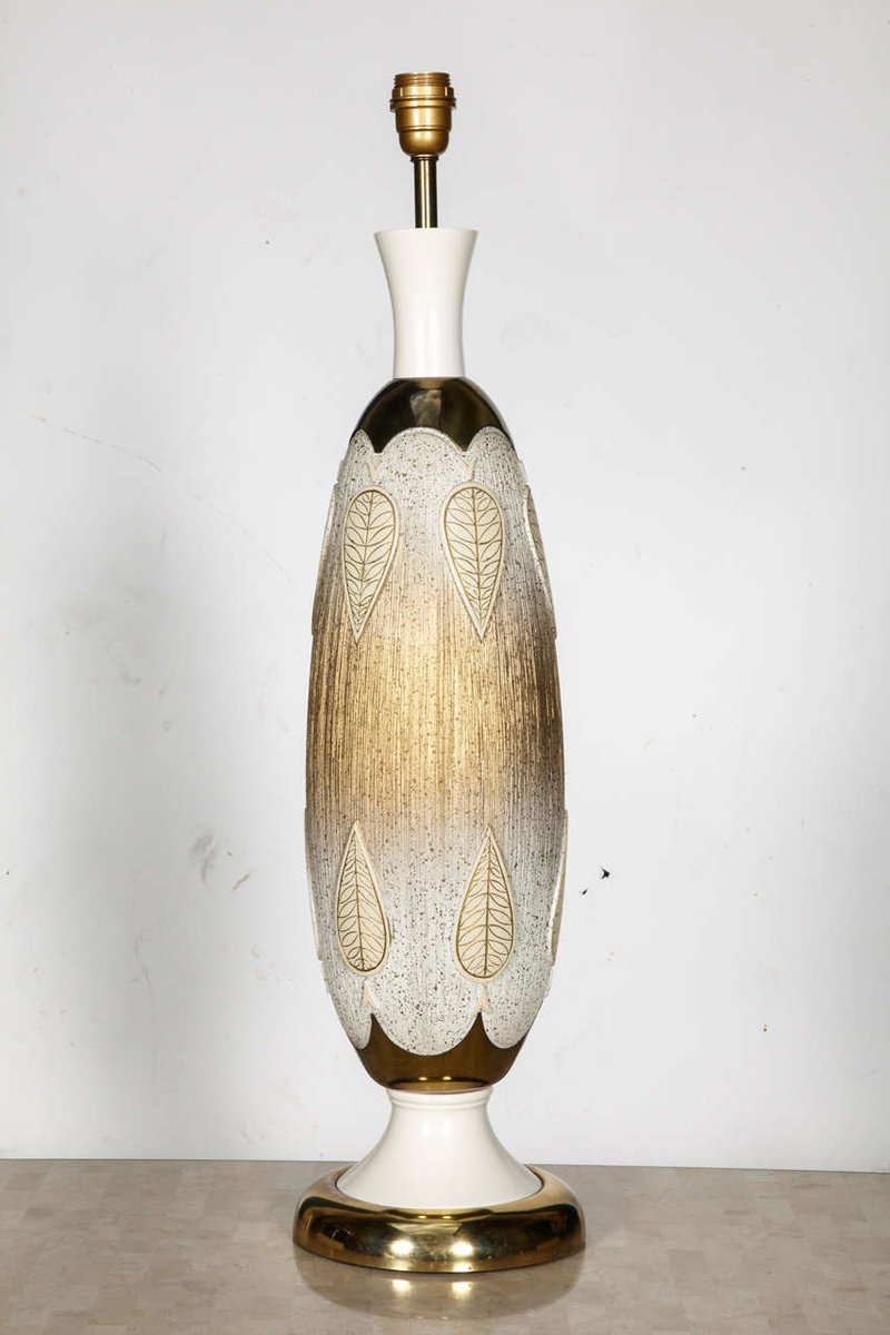 Französische Keramik Lampe 1960er Bei Pamono Kaufen