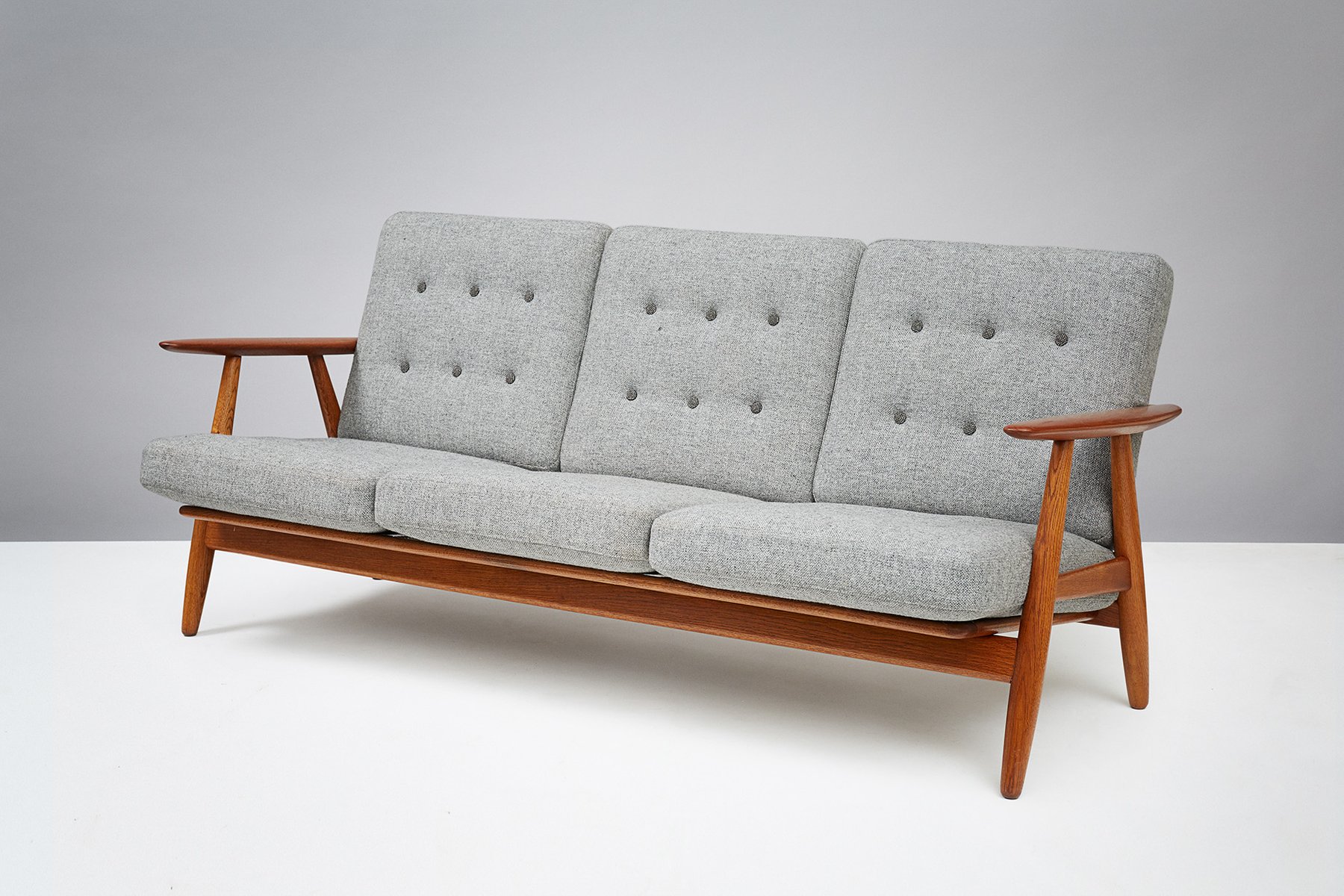 Ge 240 Cigar Sofa By Hans J Wegner For Getama 1955 At Pamono Ge 240 Cigar Sofa By Hans J Wegner For Getama 1955