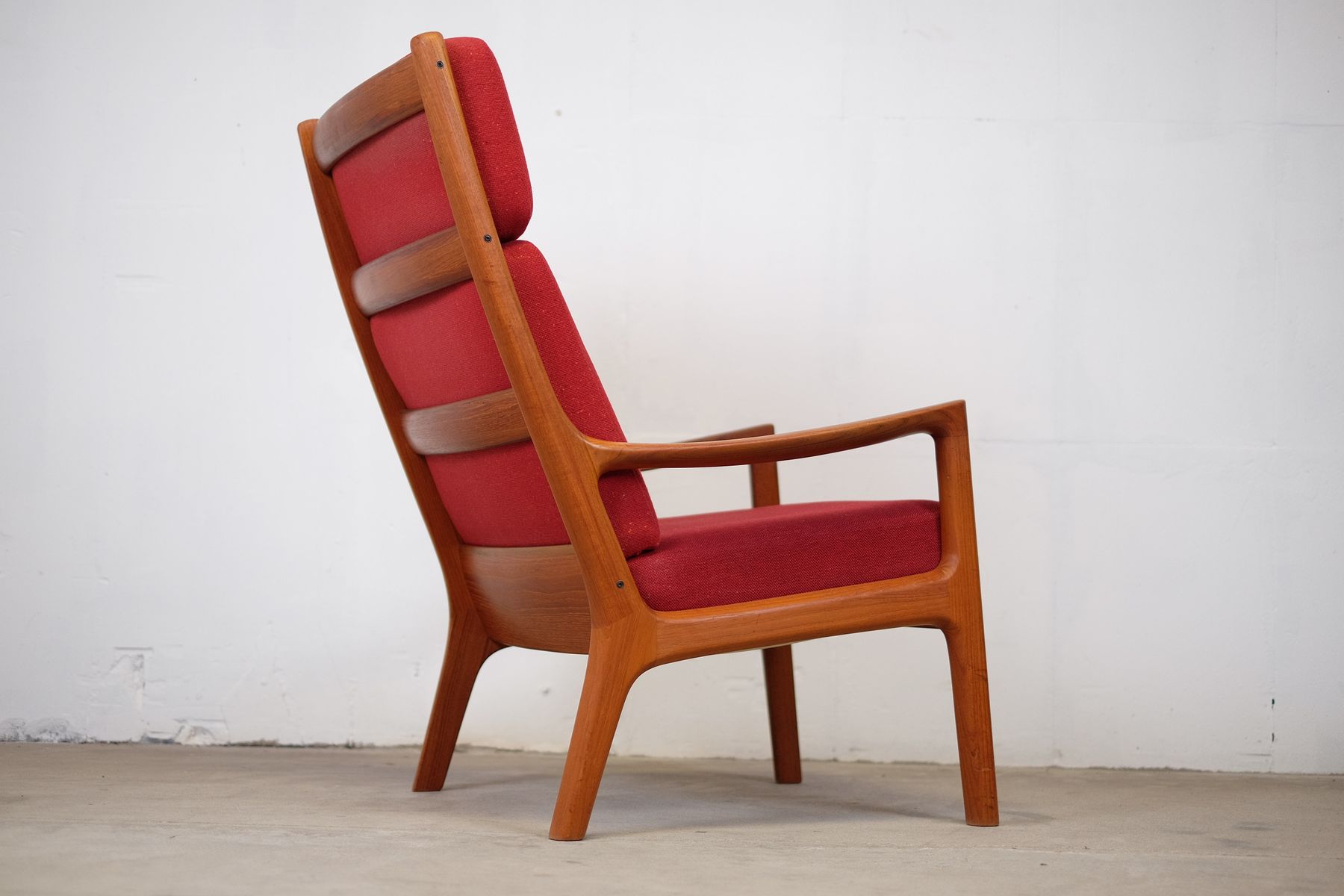 Mid Century Senator Highback Lounge Chair Ottoman By Ole Wanscher Mid Century Senator Highback Lounge Chair Ottoman By Ole Wanscher For Cado 8 1 750 00