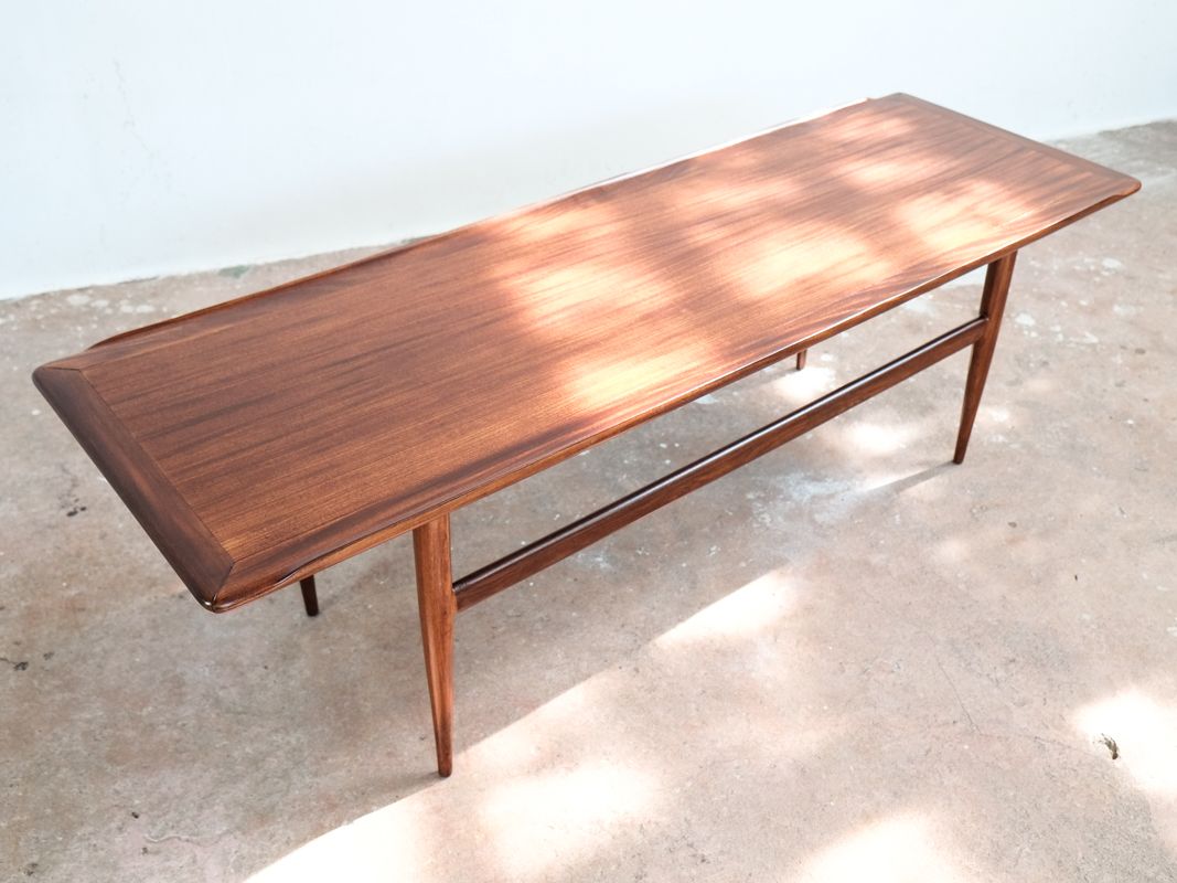 Long Danish Coffee Table In Teak With Raised Edge 1960s For At Long Danish Coffee Table In Teak With Raised Edge 1960s 8 900 00