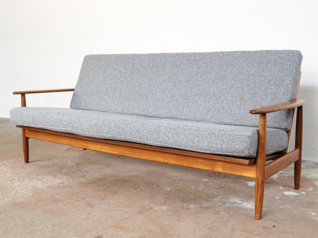 Danish Sofa In Teak 1960s For At Pamono Danish Sofa In Teak 1960s