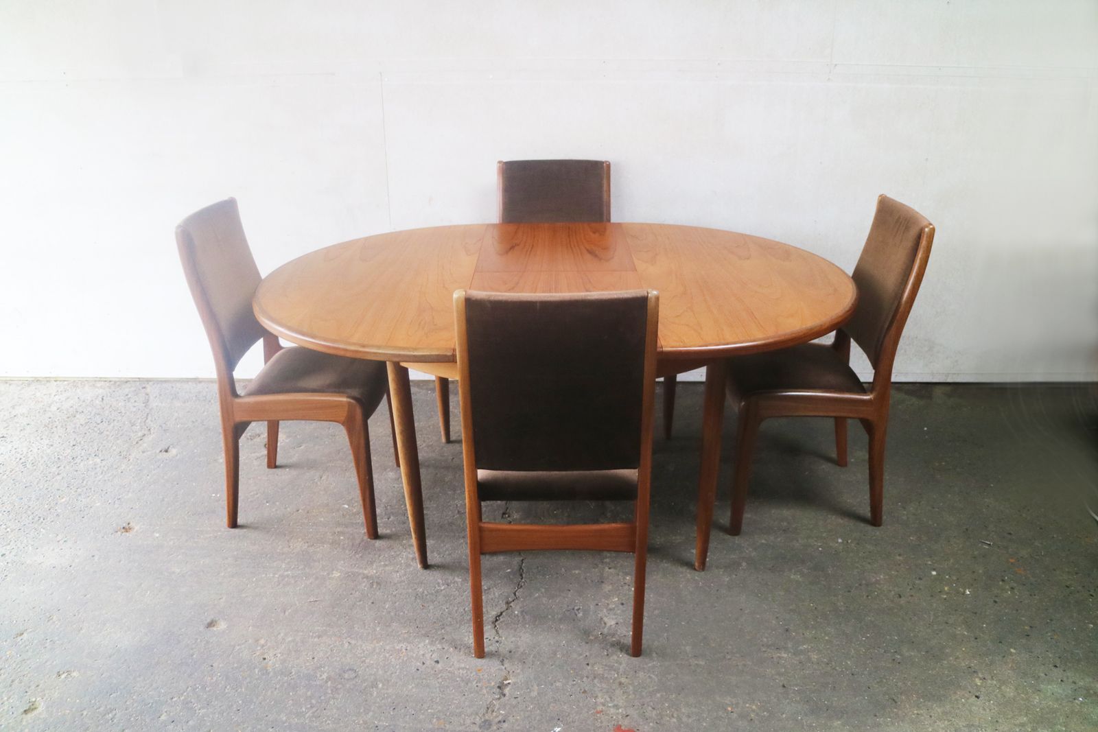 Mid Century Dining Table And Chairs From G Plan 1970s