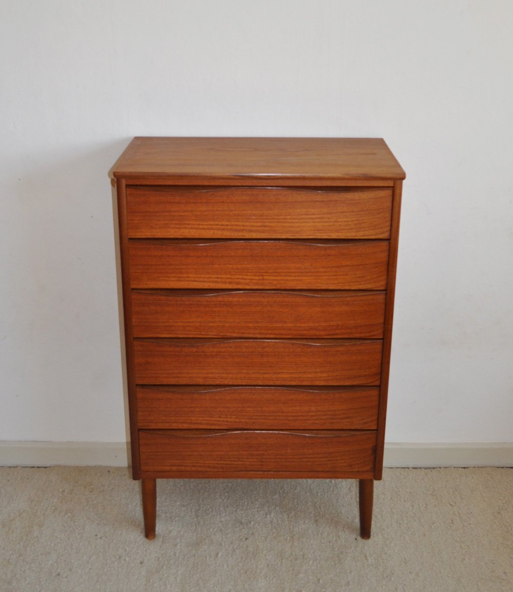 Mid Century Modern Danish Teak Chest With 6 Drawers For At Pamono Mid Century Modern Danish Teak Chest With 6 Drawers