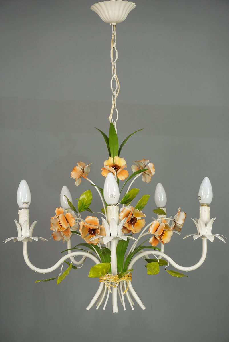 Mid Century French Wrought Iron Chandelier For At Pamono Mid Century French Wrought Iron Chandelier