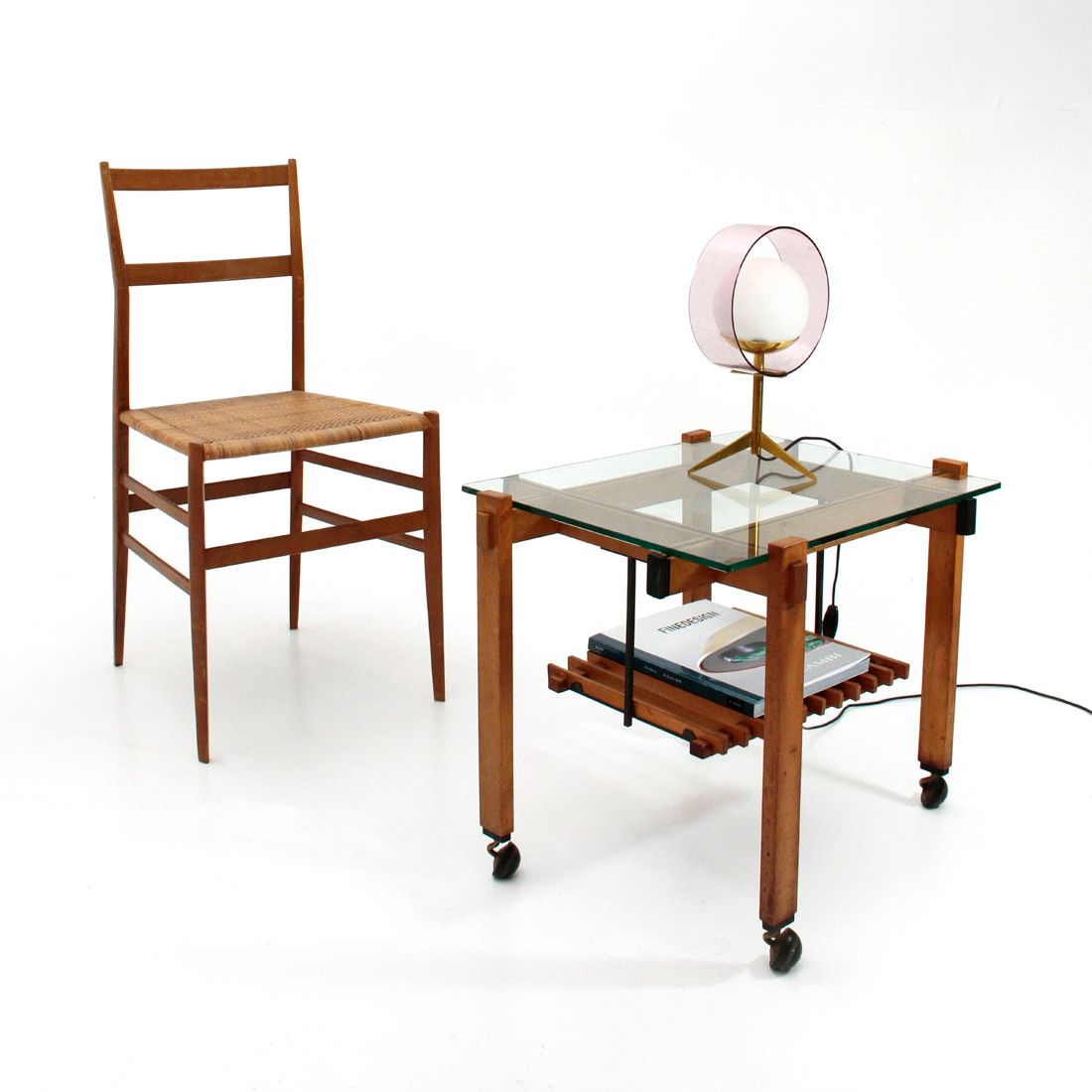 Italian Coffee Table With Glass Top 1960s For Sale At Pamono
