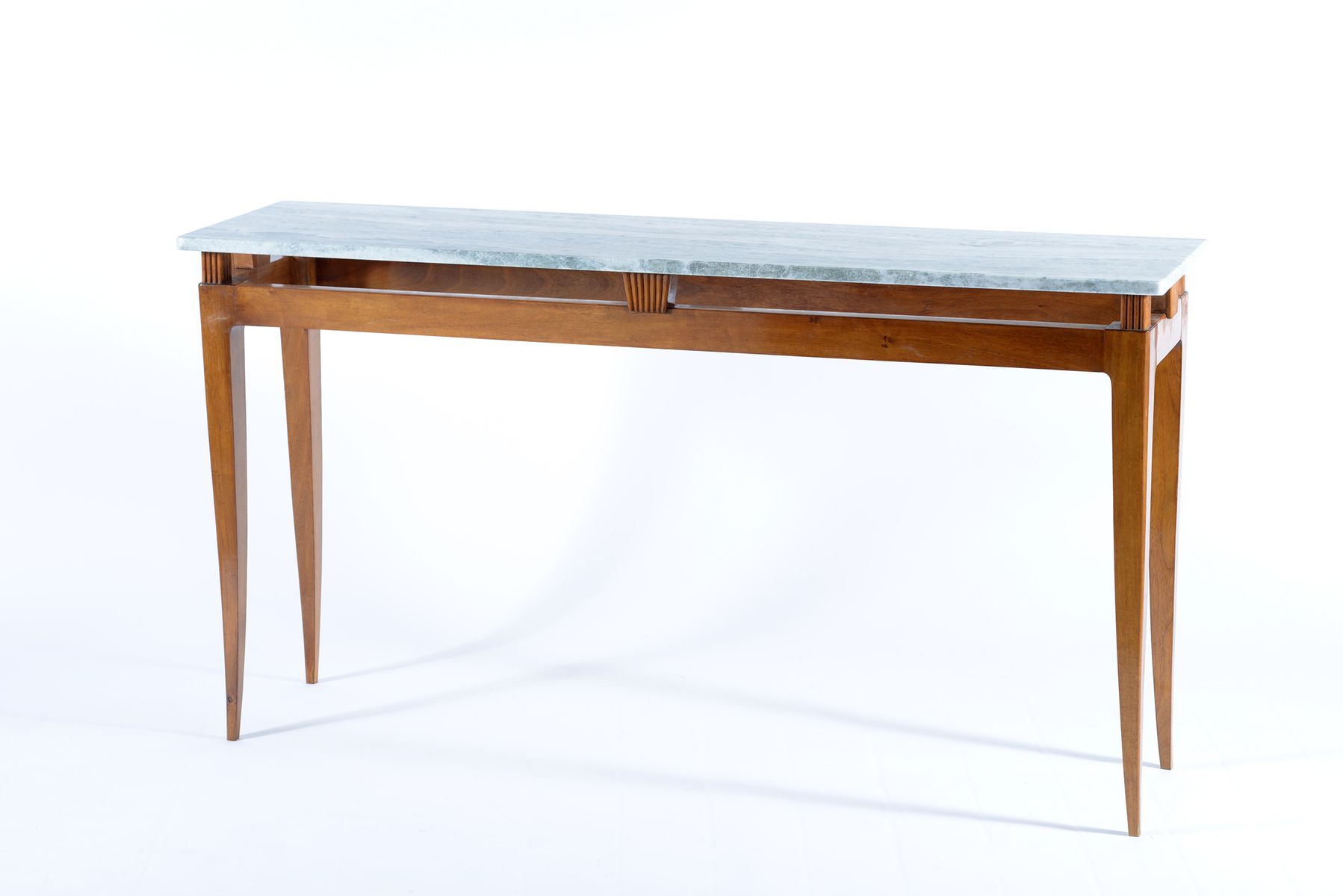 Mid Century Floine Marble Console Table By Nello Baroni 1940s