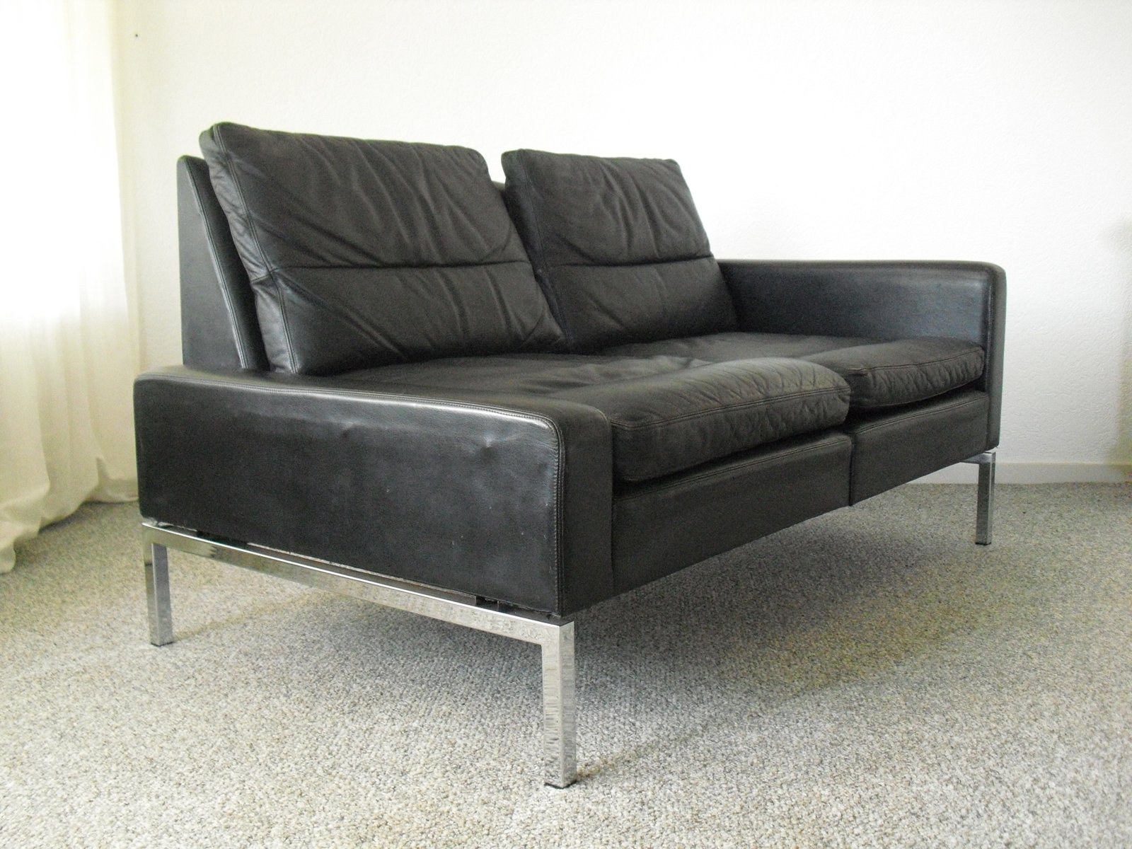 Mid Century Modern Leather Sofa 1960s For At Pamono Mid Century Modern Leather Sofa 1960s