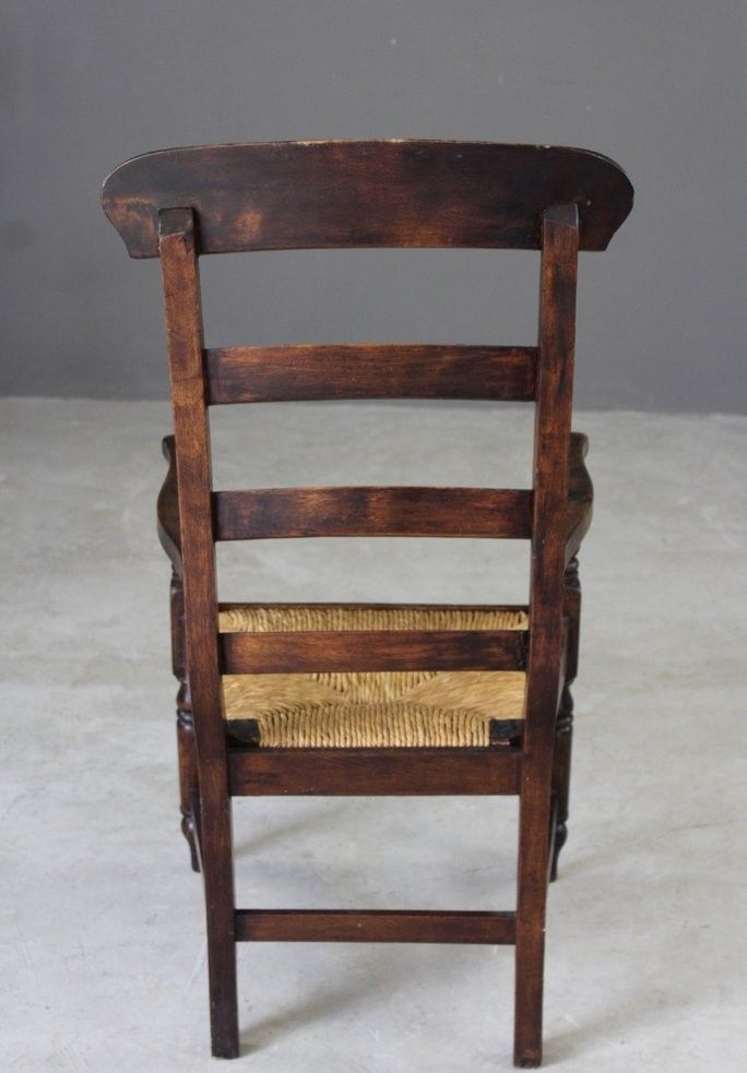 Antique Rush Ladderback Chair For Sale At Pamono Antique Rush Ladderback Chair 10. $370.00. Price per piece - Antique Rush Ladderback Chair For Sale At Pamono