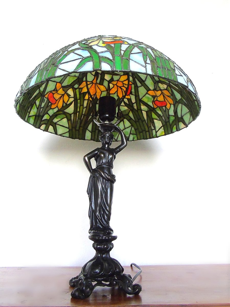 Large Vintage Table Lamp 1970s