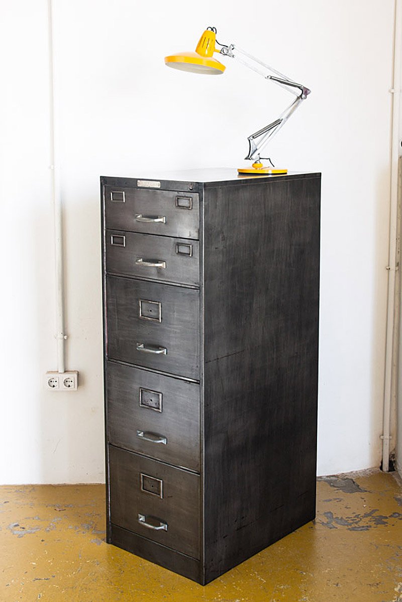 Industrial filing cabinet 1970s