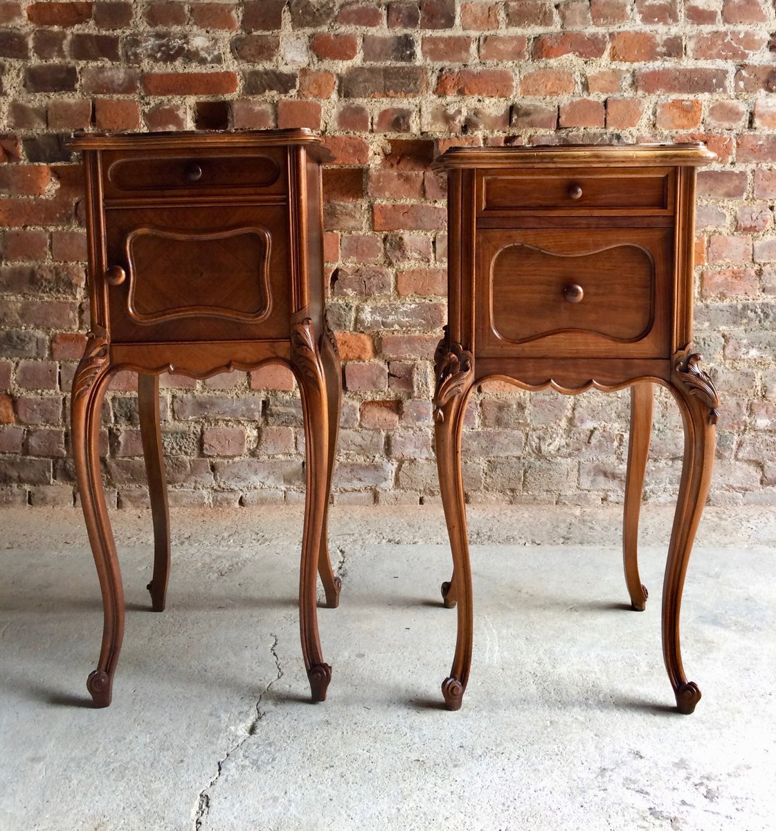 Antique French Bedside Tables Set Of 2 For At Pamono Antique French Bedside Tables Set Of 2
