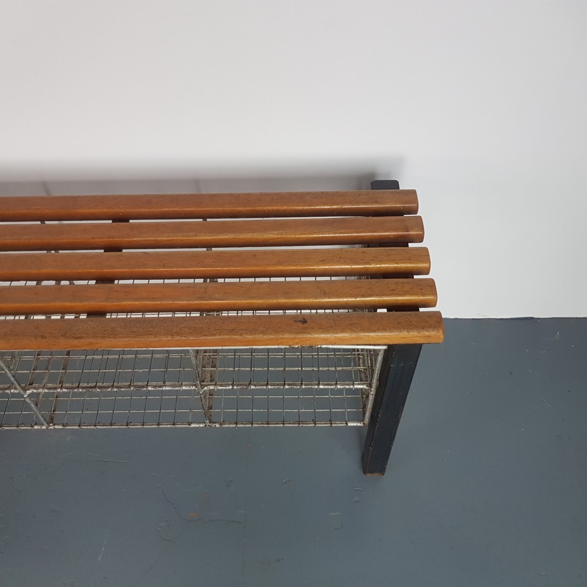 Bank Mit Schuhablage Holz