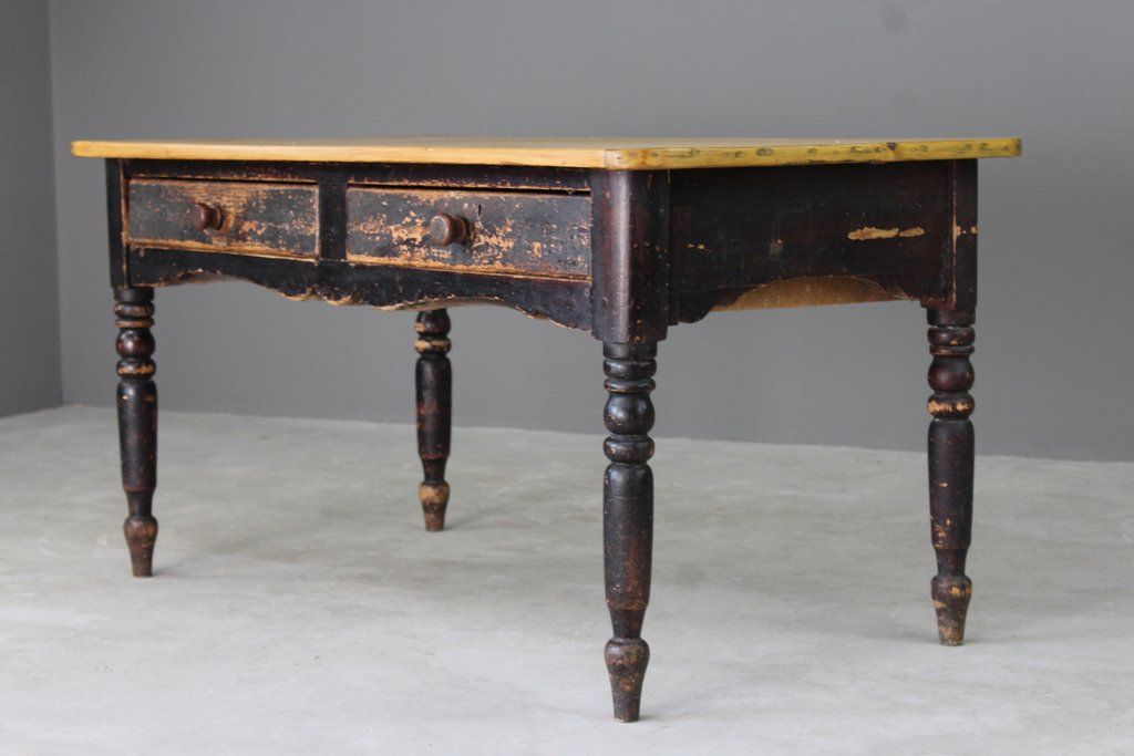Antique Rustic Pine Kitchen Table For At Pamono Antique Rustic Pine Kitchen Table