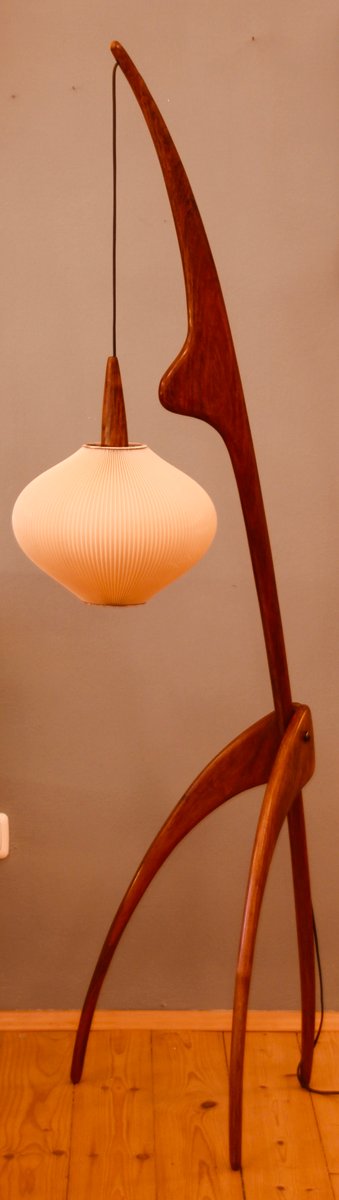 Praying Mantis Floor Lamp By Jean Rispal 1950s Bei Pamono Kaufen