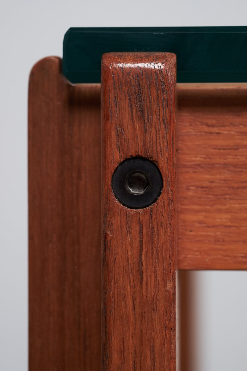 Danish Teak & Glass Coffee Table, 1960s for sale at Pamono