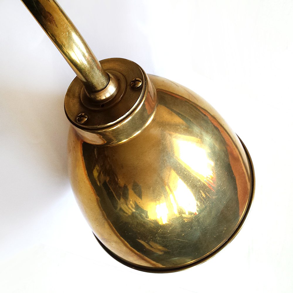 Lampada vintage in ottone in vendita su Pamono