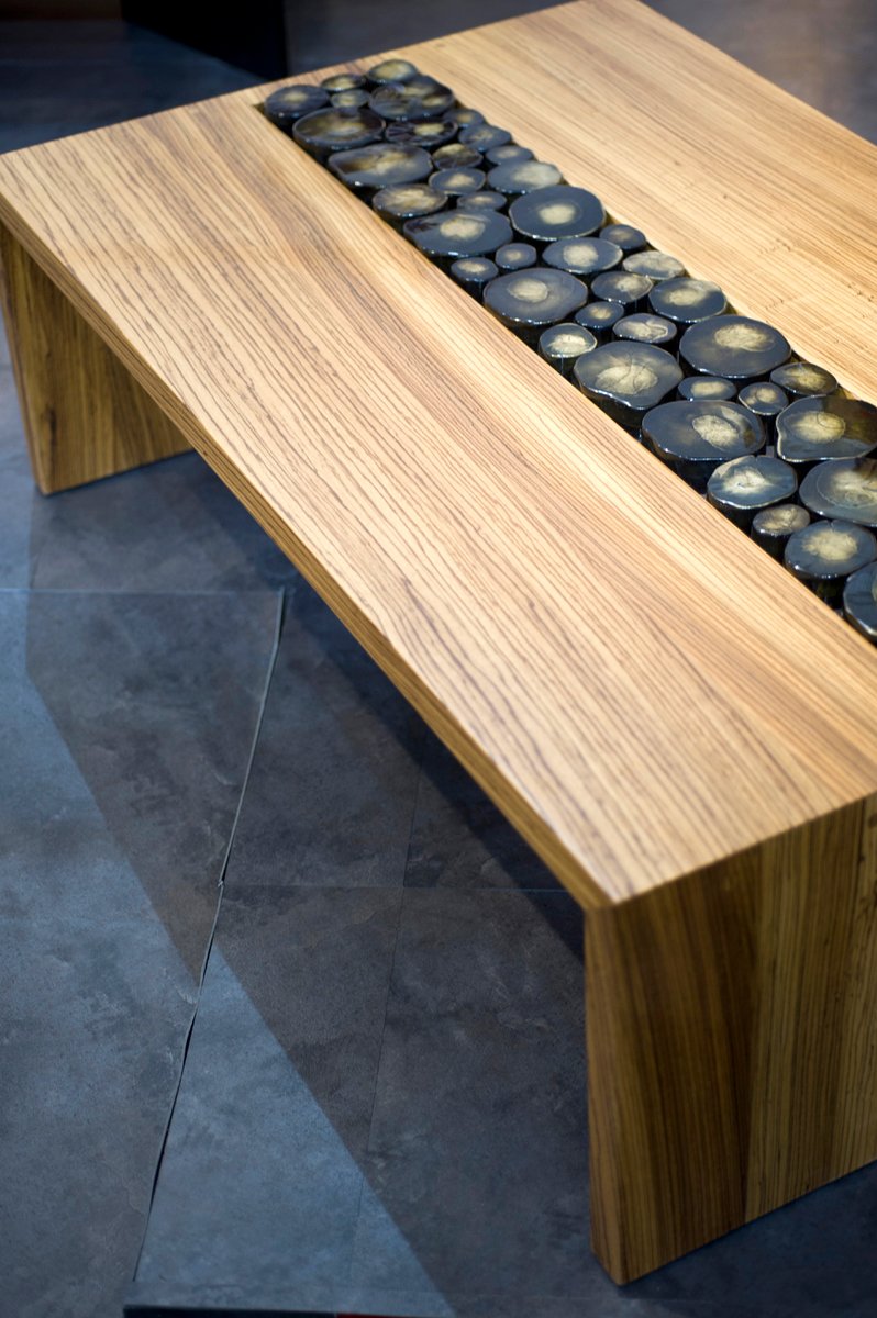 ZEBRA Coffee Table by Alain Marzat for sale at Pamono