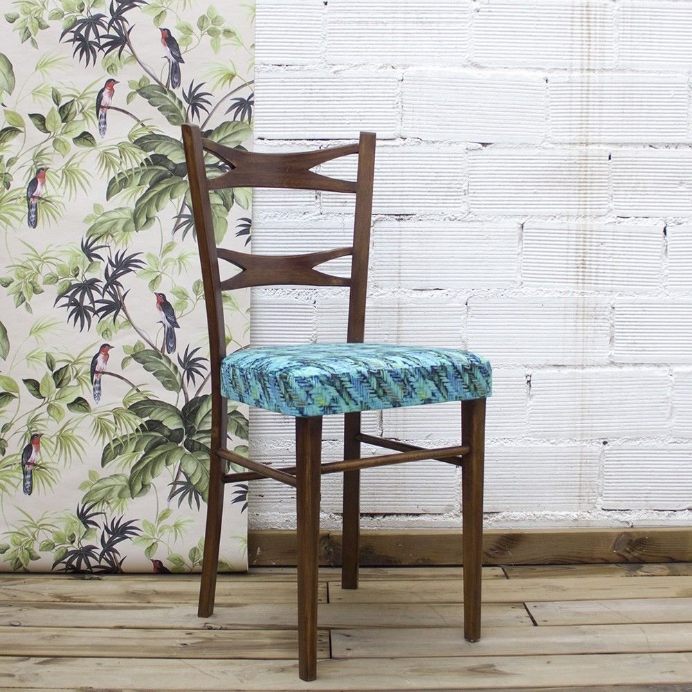 Sillas de comedor españolas de Muebles Mocholi, años 60. Juego de 4 en