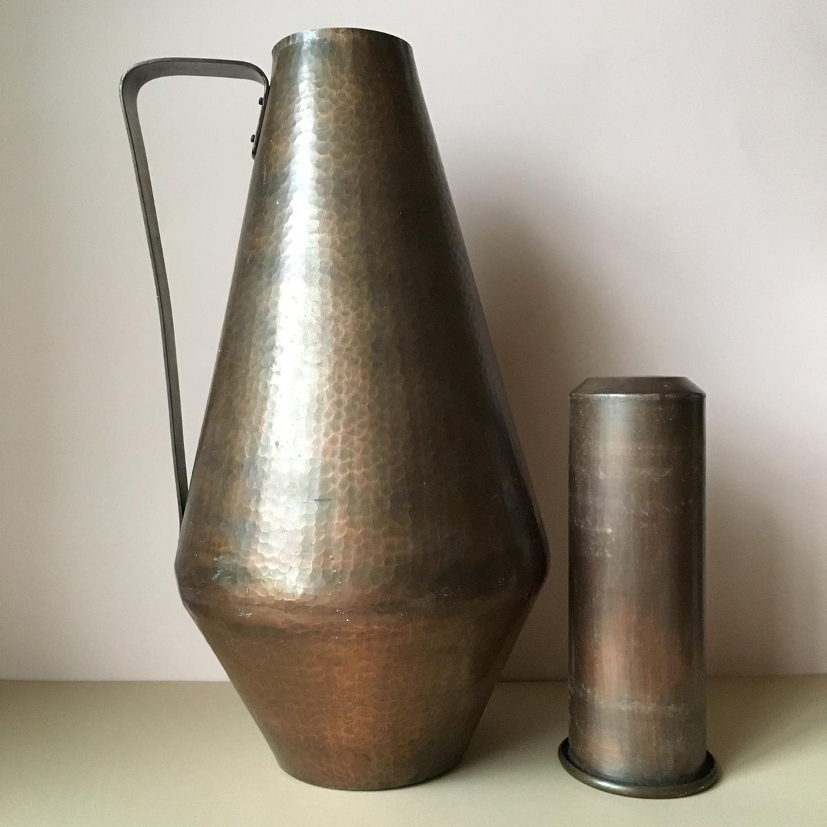Deutsche Vintage Kanne oder Vase aus Kupfer von Eugen Zint bei Pamono ...