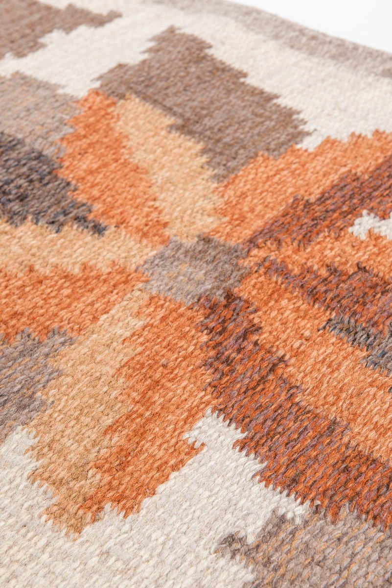 Modern 1950s Rug Mid-Century Modern Wool Rug, 1950s for sale at Pamono