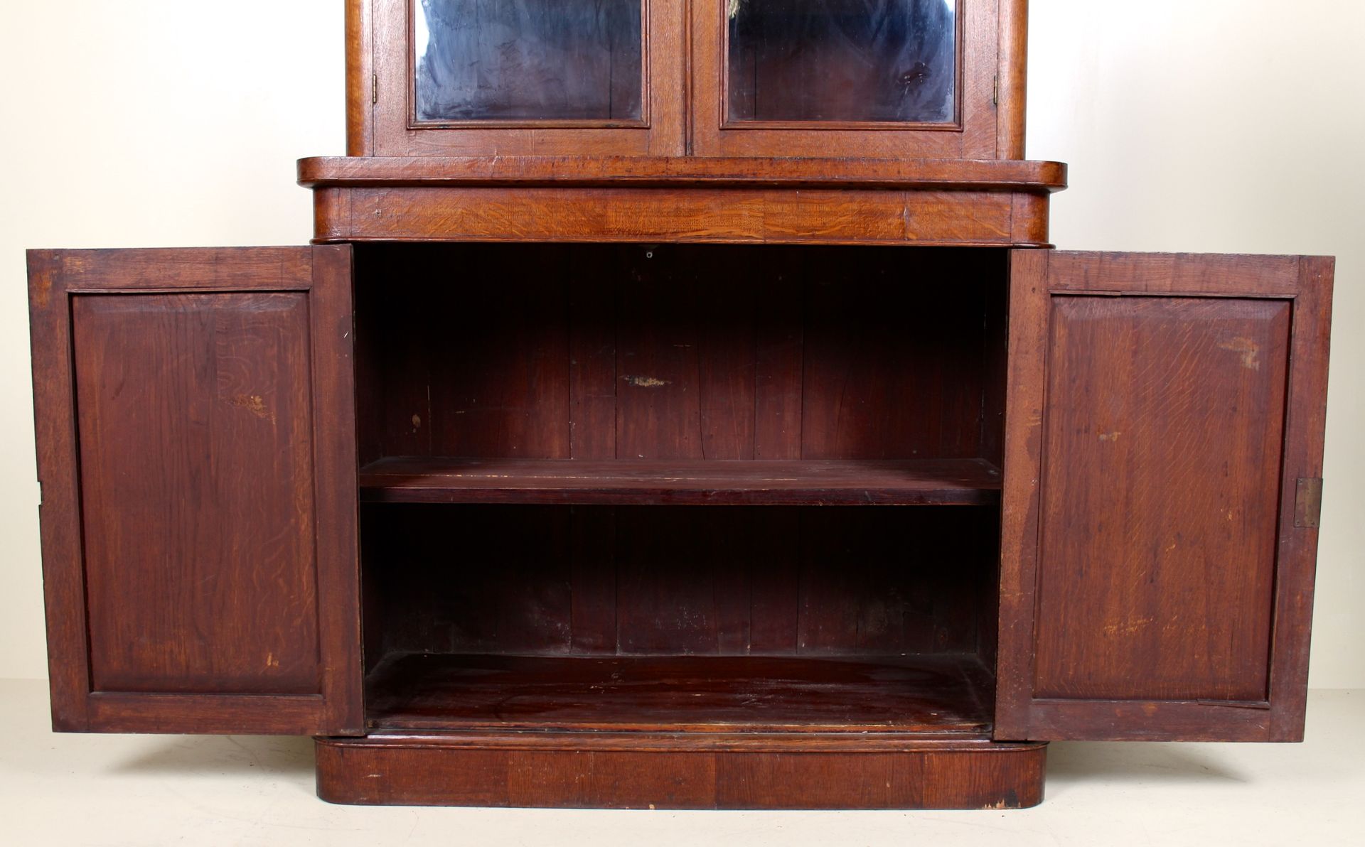 Large Antique Victorian Oak Gl Display Cabinet For At Pamono Large Antique Victorian Oak Gl Display Cabinet 8 668 00 Price Per Piece