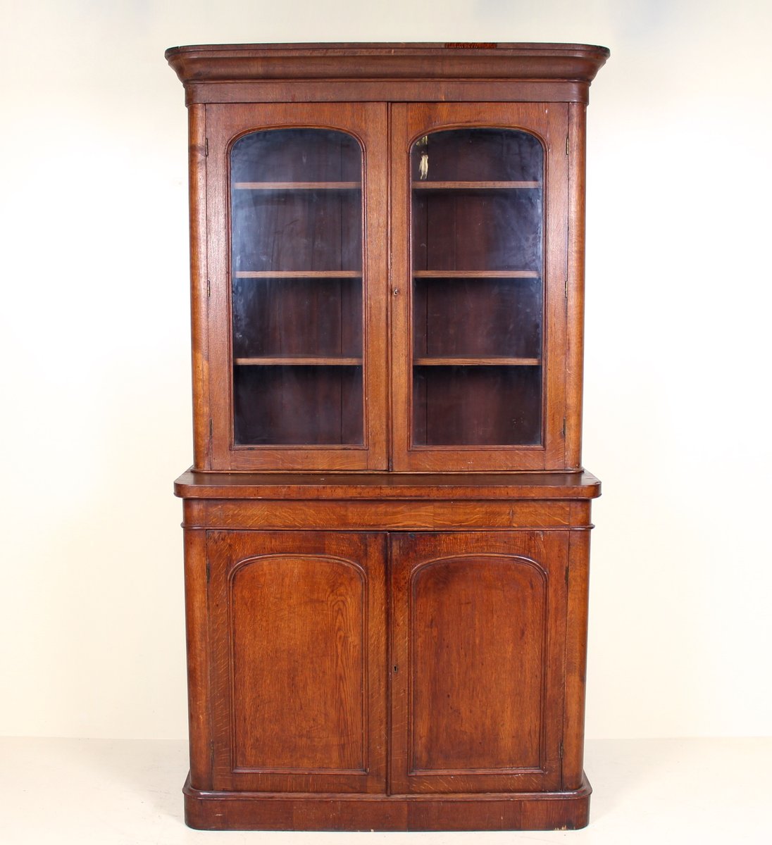Large Antique Victorian Oak & Glass Display Cabinet For Sale At Pamono Large Antique Victorian Oak & Glass Display Cabinet - Large Antique Victorian Oak & Glass Display Cabinet For Sale At Pamono
